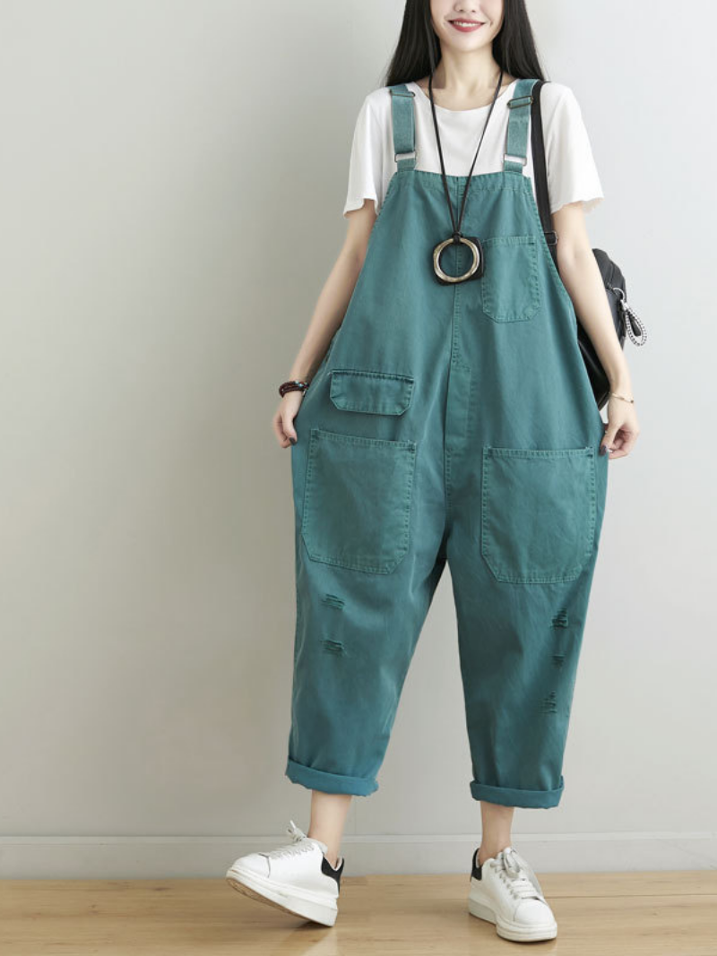 Front & Back Pocket Overalls - Casual Chic Fit | Eva Trends