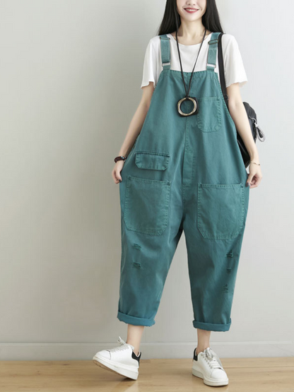 Front & Back Pocket Overalls - Casual Chic Fit | Eva Trends