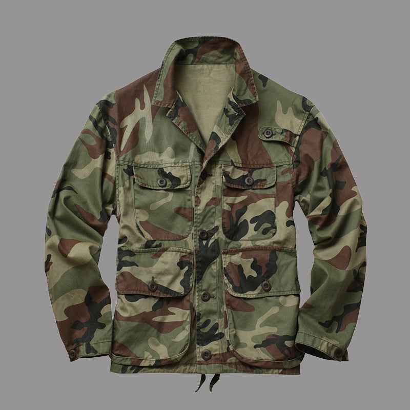 Men's Cotton Camouflage Jacket – Hunting & Outdoor Outerwear