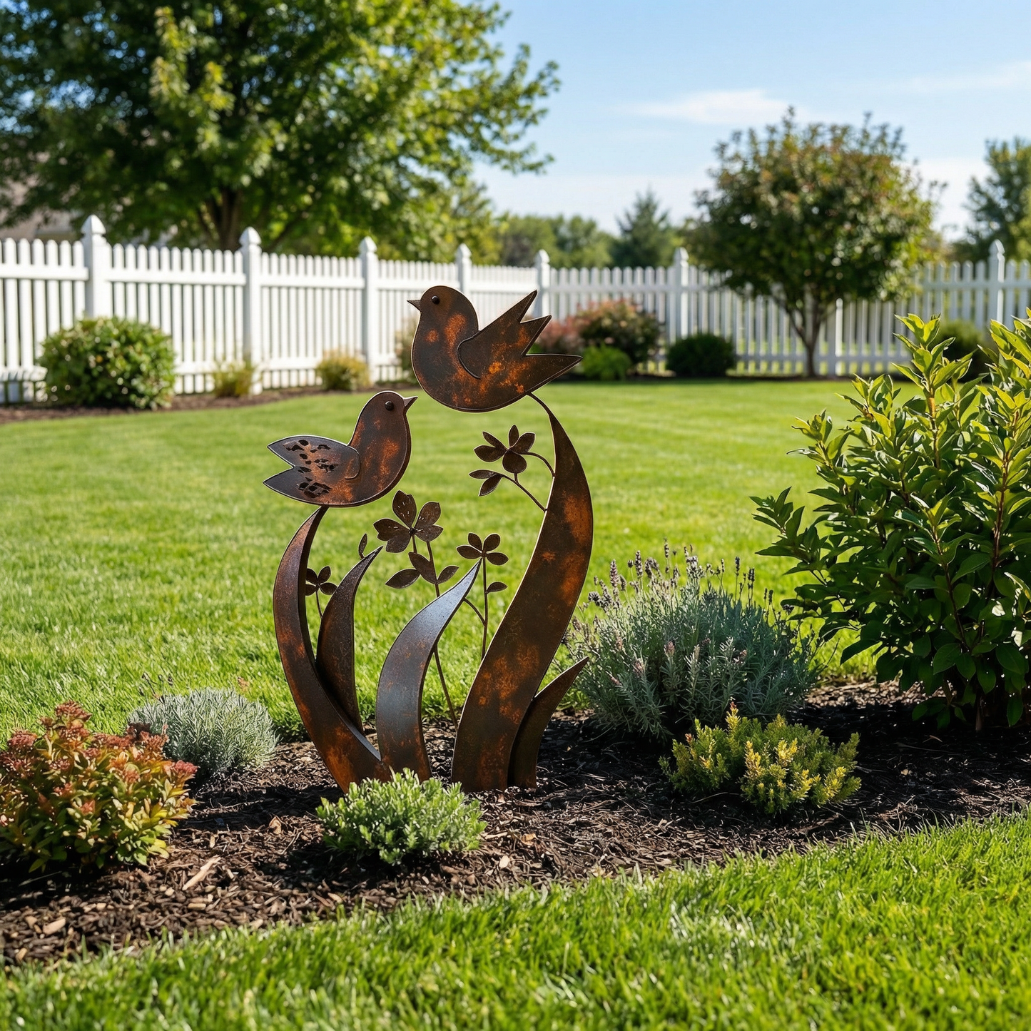 ü¶ãü¶ã2026 Mother's Day Gifts 50% Off--üíñüéÅBird & Wildflower Metal Garden Stake