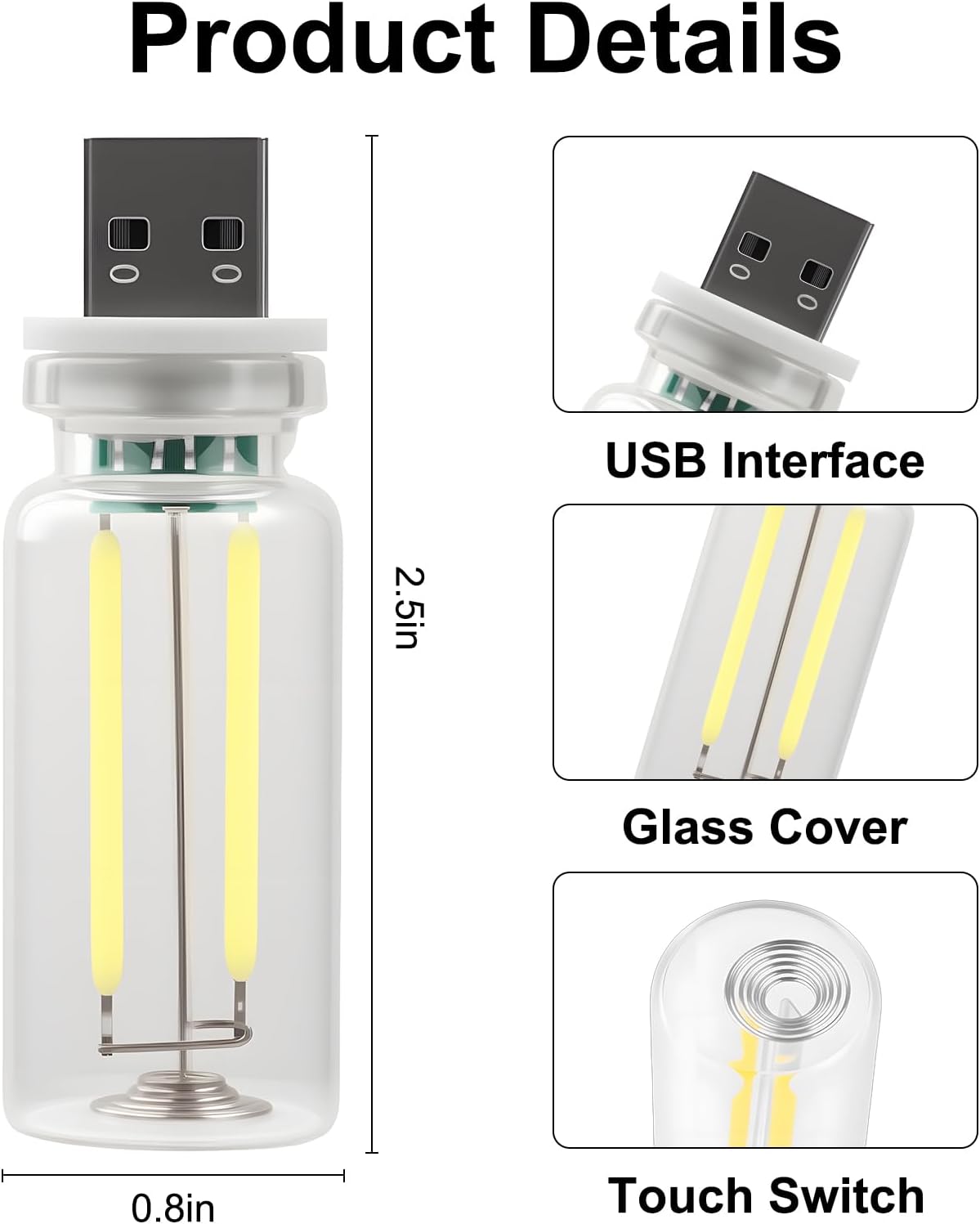 üåüCar USB Night Light Bulb