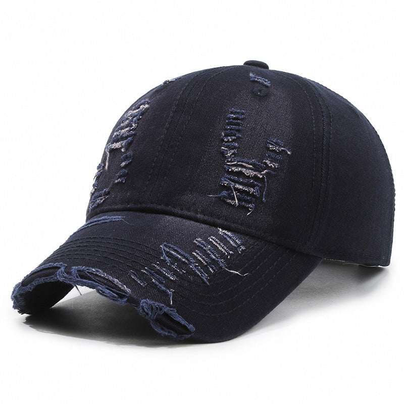 Vintage Washed Baseball Cap – Cotton, Adjustable, 8 Colors