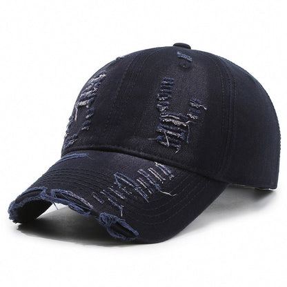 Vintage Washed Baseball Cap – Cotton, Adjustable, 8 Colors