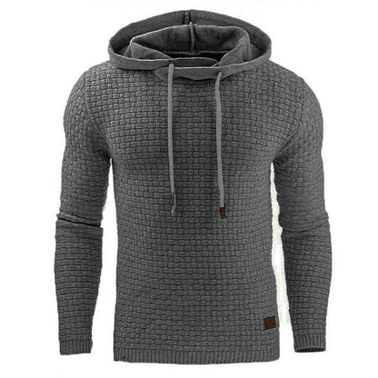Men's Pullover Hoodie Sweatshirt – 9 Colors, Sizes S–3XL, Cotton Blend