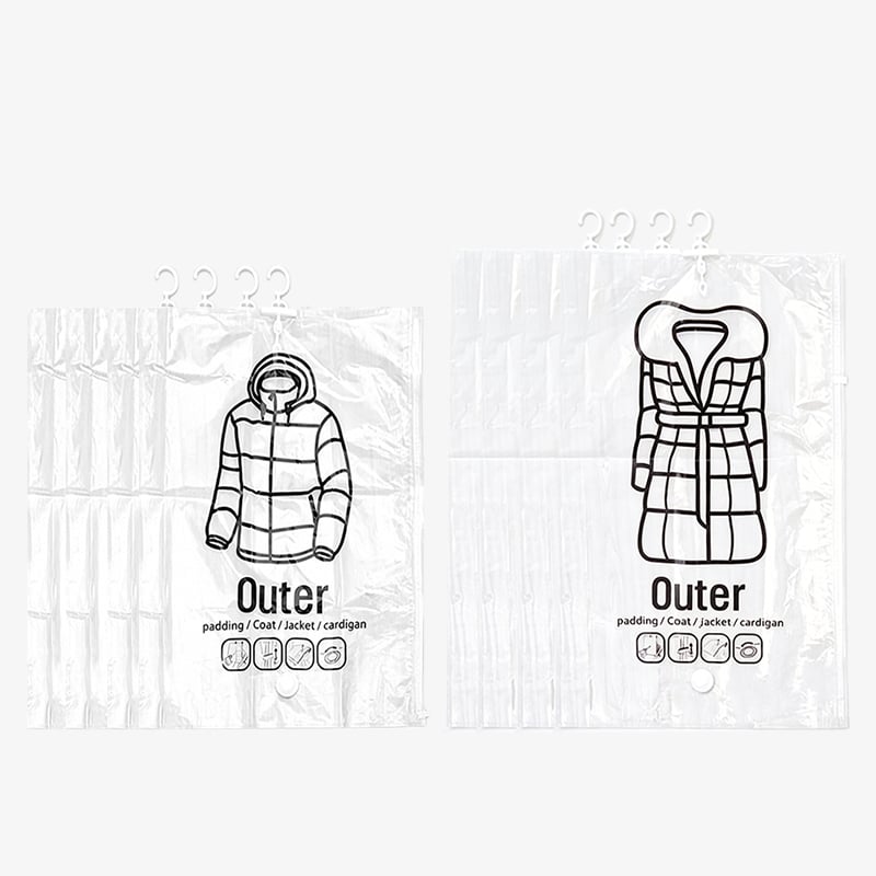 Hanging Vacuum Storage Bags ‚Äì Save 75% Closet Space, No Folding Needed