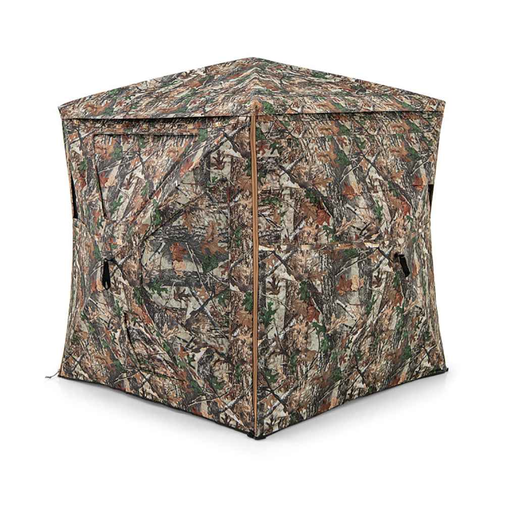 5-in-1 Detachable Pop-Up Hunting Blind with Skylight – 360° View, 2-3 Person