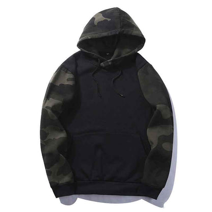 Men's Camouflage Pullover Sweatshirt – Casual Outdoor Sweatshirt