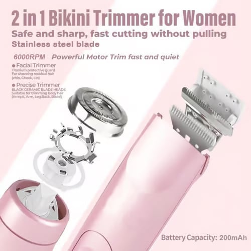 üî• - Winter & New Year Gift - Comfort 2 in 1 Electric Lady Shaver