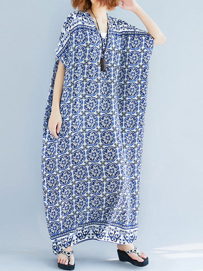 Took A Walk Kaftan Dress
