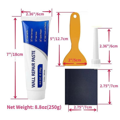 üî•THE ULTIMATE White Drywall Repair Paint Kit ‚Äì No Sanding, No Primer, No Mess. Fix Nail Holes, Cracks & Dents in Minutes
