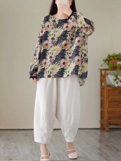 Look At the SKy Women's Cool Flower Tops