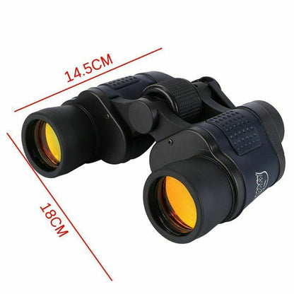 60x60 HD Night Vision Binoculars – K9 Prism, Built-In Coordinates, 5-3000m Range