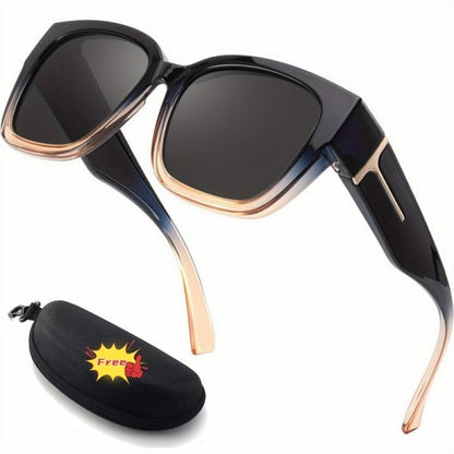 üï∂Ô∏è Polarized Fit Over Sunglasses for Women ‚Äì UV400 Protection Floral Frame Wear Over Prescription Glasses