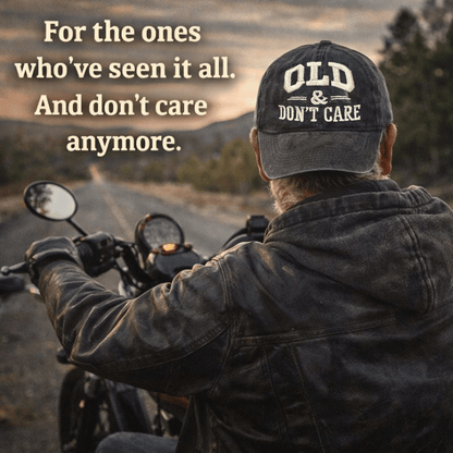 üß¢ 2026 New Year Hot Sale |  Vintage Distressed ‚ÄúOLD & DON‚ÄôT CARE‚Äù Cap