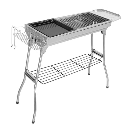 Portable Stainless Steel BBQ Grill – Compact Outdoor Grill