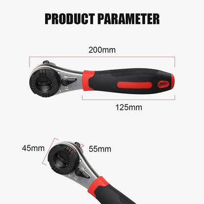 Dailyardtool¬Æ Adjustable Ratchet Wrench Kit for 6-22mm Screw
