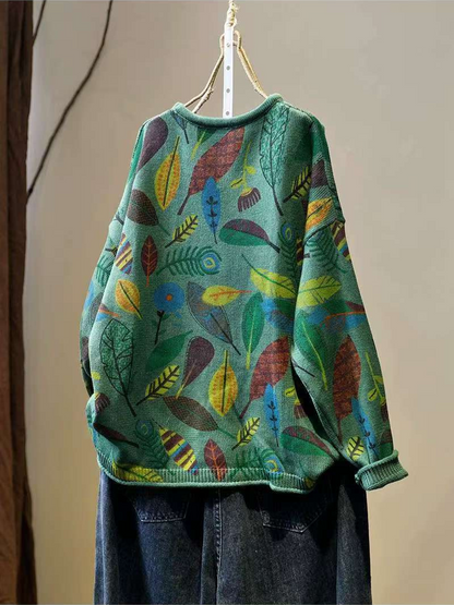 Women's Crew Neck Sweater - Relaxed Fit | Eva Trends