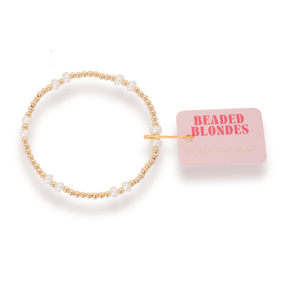 Bethani Pearl Bracelet: Extended 7.25 inch