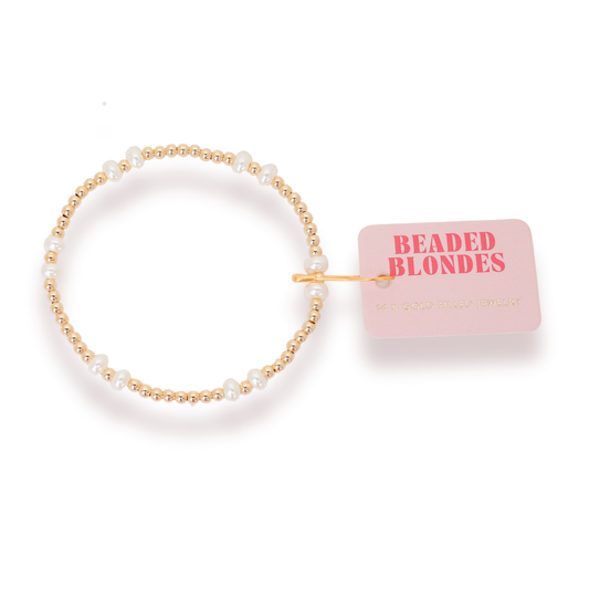Bethani Pearl Bracelet: Extended 7.25 inch