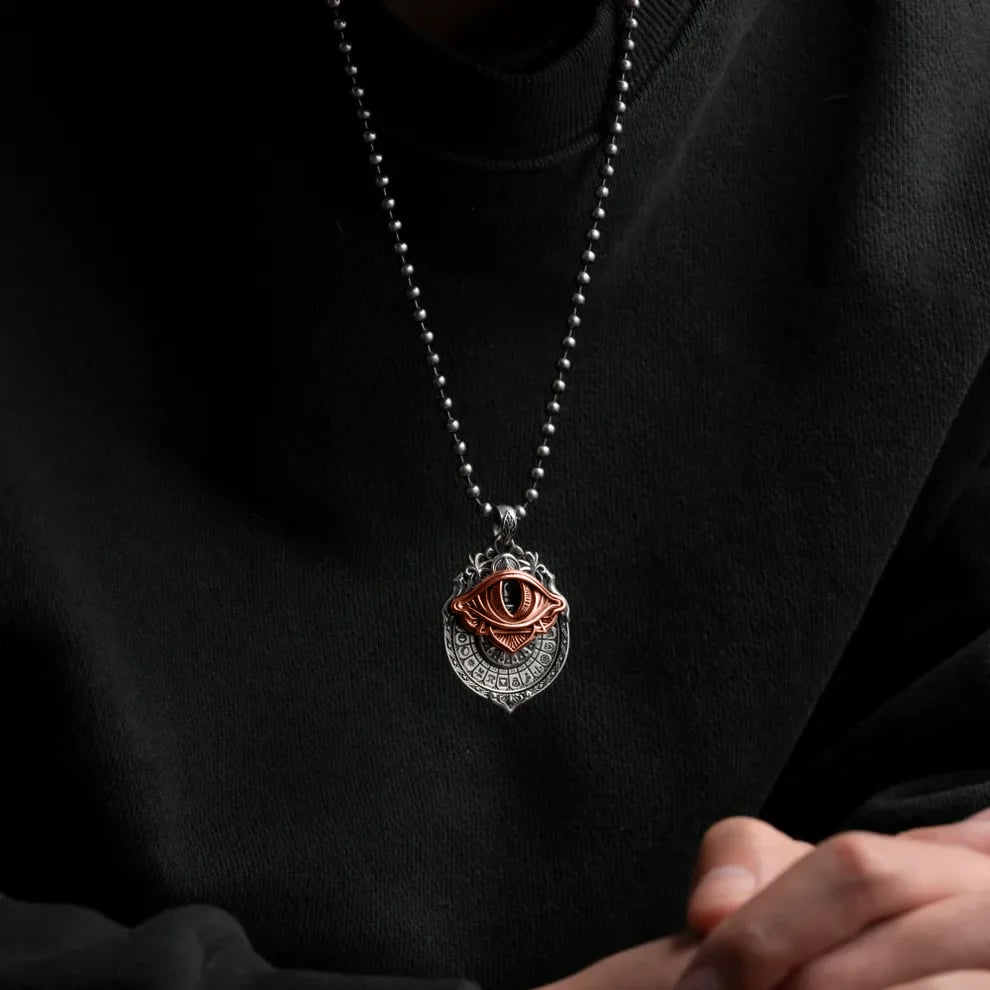 üëÅÔ∏è‚Äçüó®Ô∏èHandmade Tarot Vision Pendant: Connect to Cosmic Wisdom Anytime(Cheat Sheet Included)