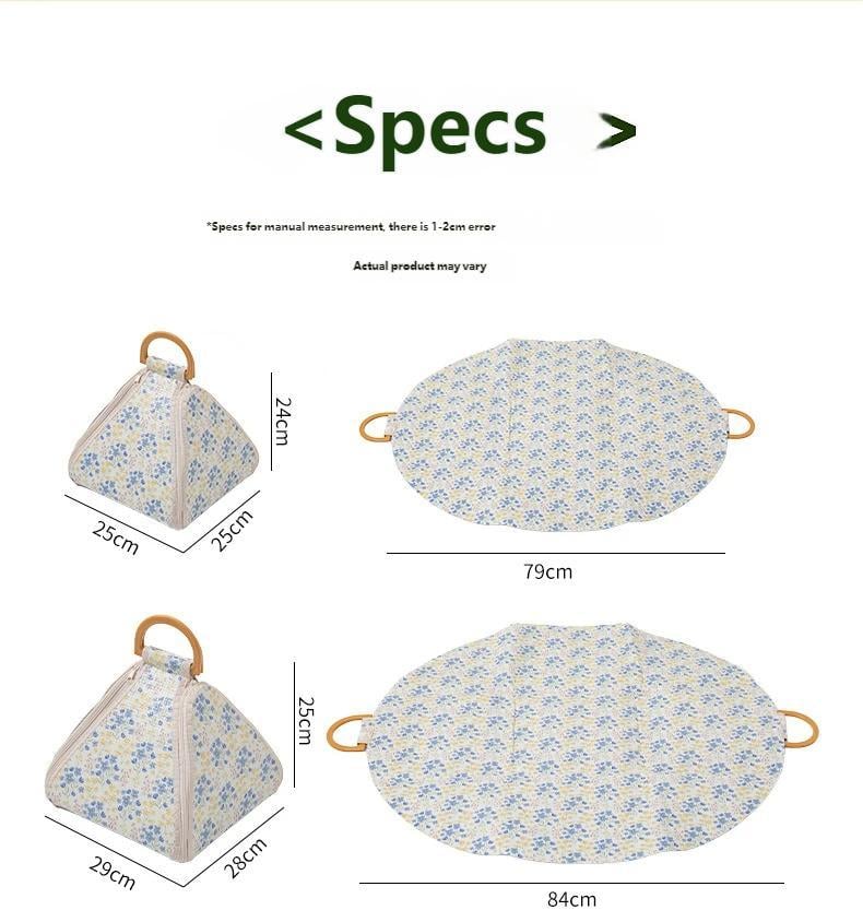 üåø Foldable Waterproof Picnic Blanket with Carry Handle ‚Äì Thick Padded Outdoor Mat for Beach, Camping & Travel