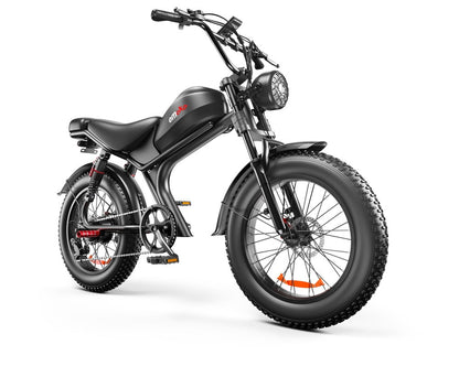 Dual-Drive Electric Bike | 48V 2000W Twin Motor, 23Ah Battery, 55-70KM Range