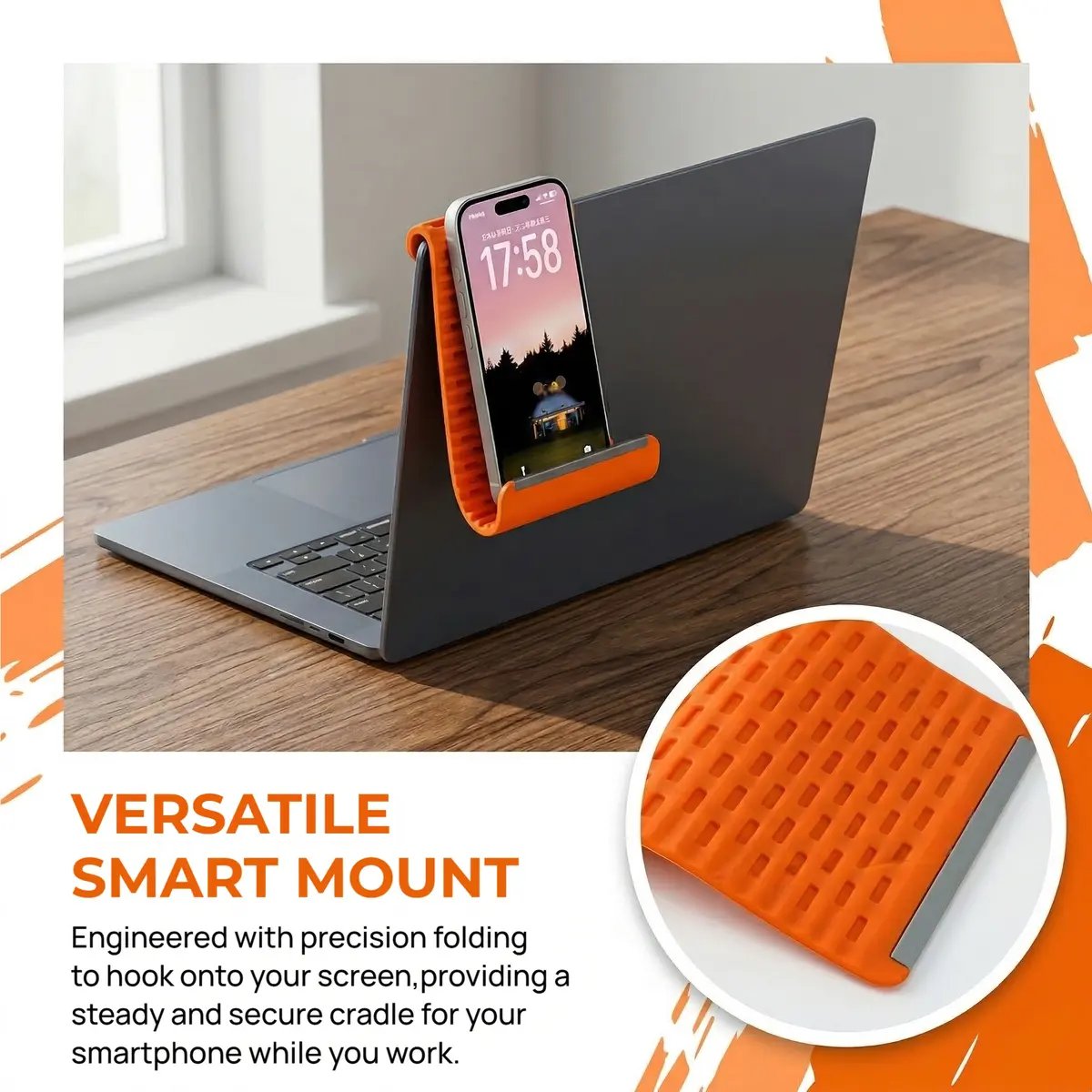 üî•Flexible silicon  Phone holder stand, Bendable Rollable Foldable Design