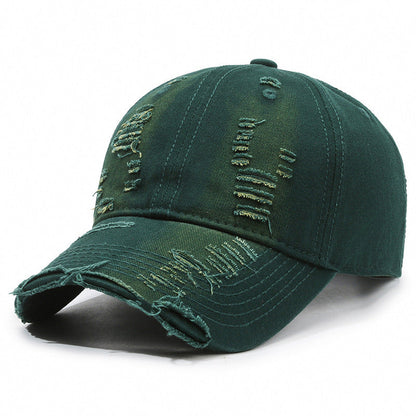 Vintage Washed Baseball Cap – Cotton, Adjustable, 8 Colors