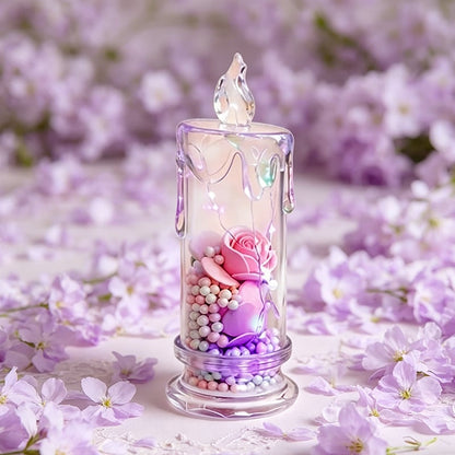 üåπRealistic Rose Candle Lights ‚Äî Battery-Powered, Smoke-Free LED Roses for Home Decor, Weddings, Parties & Gifts ‚ú®