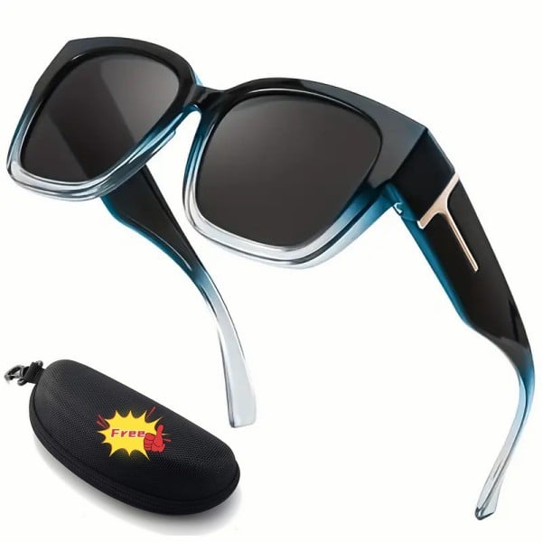 üï∂Ô∏è Polarized Fit Over Sunglasses for Women ‚Äì UV400 Protection Floral Frame Wear Over Prescription Glasses