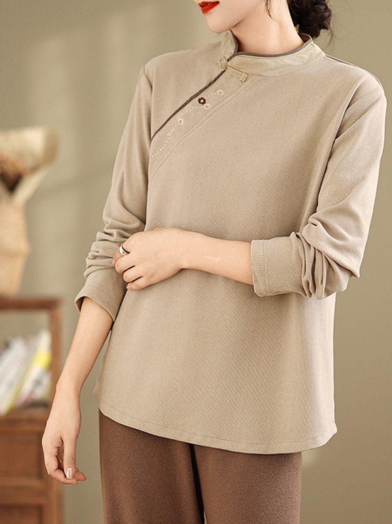 Women’s Essential Look with Cozy Winter Stand Collar Sweater