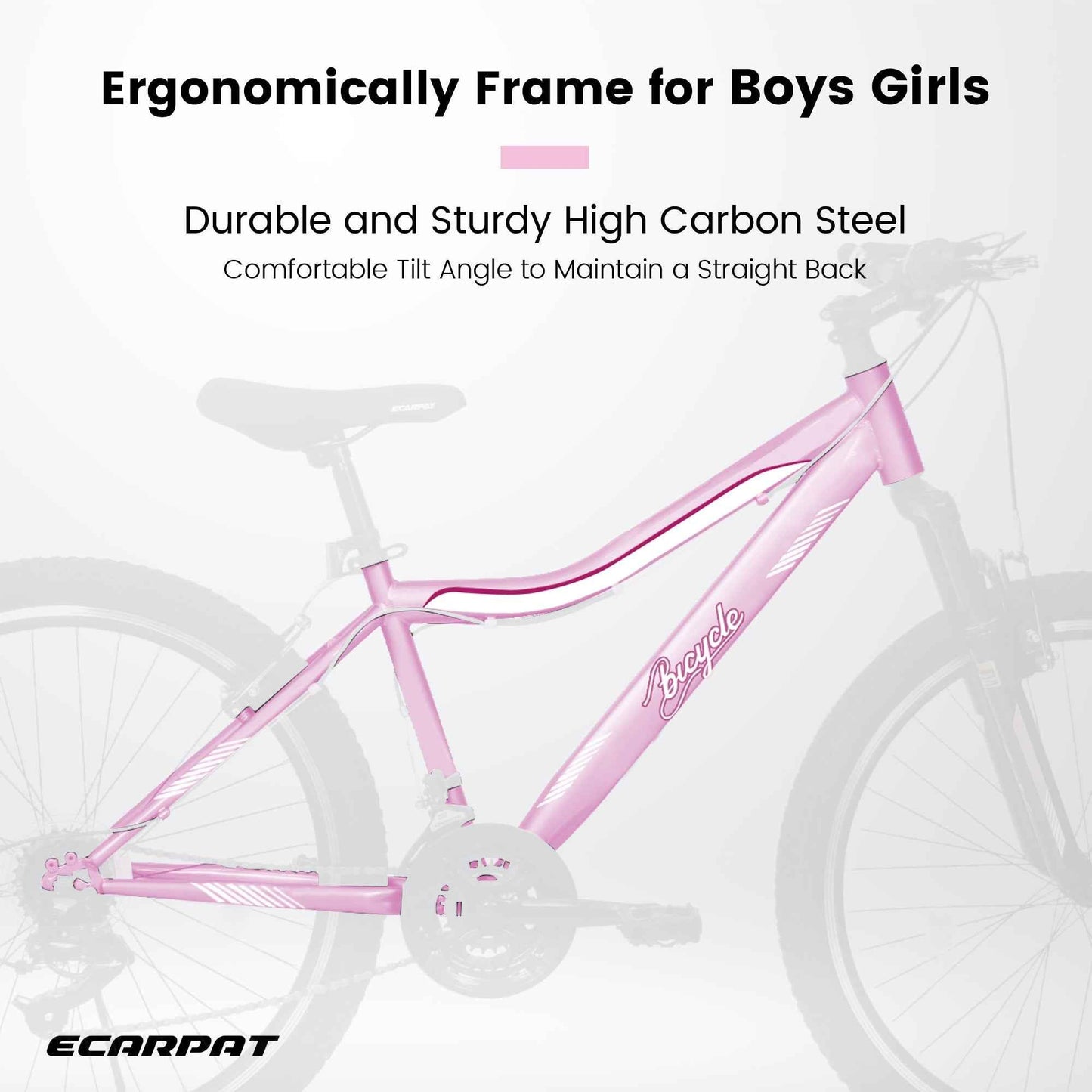 Mountain Bike for Men, Women & Teens | 21-Speed, Dual V-Brakes & Front Suspension