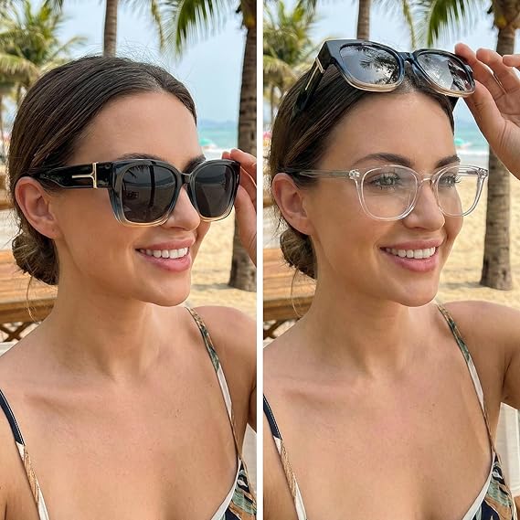 üï∂Ô∏è Polarized Fit Over Sunglasses for Women ‚Äì UV400 Protection Floral Frame Wear Over Prescription Glasses