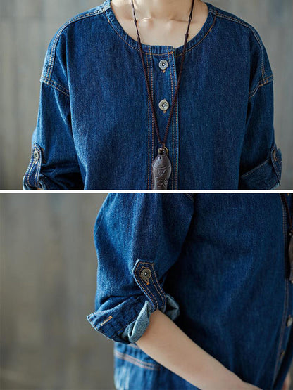 Stylish Retro Women's Denim Dungarees | Eva Trends