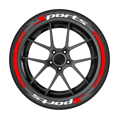 üî•4Pcs 3D Car Tire Stickers ‚Äì Waterproof Universal Wheel Decals | Motorcycle Auto Exterior Accessories