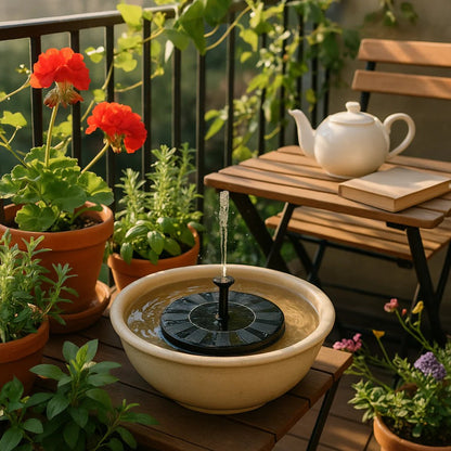 ‚òÄÔ∏è Solar-Powered Fountain ‚ú®Garden Oasis, No Wires No Hassleüí¶