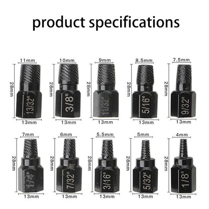 Dailyardtool¬Æ Broken Head Bolt Screw Cap Extractor Broken Head Screw Hexagon Socket Bolt Removal Tool