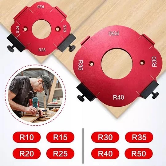 Dailyardtool¬Æ The Ultimate Cutting Template: Achieve Accurate Angles and Arcs with Ease