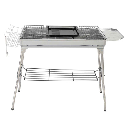 Portable Stainless Steel BBQ Grill – Compact Outdoor Grill