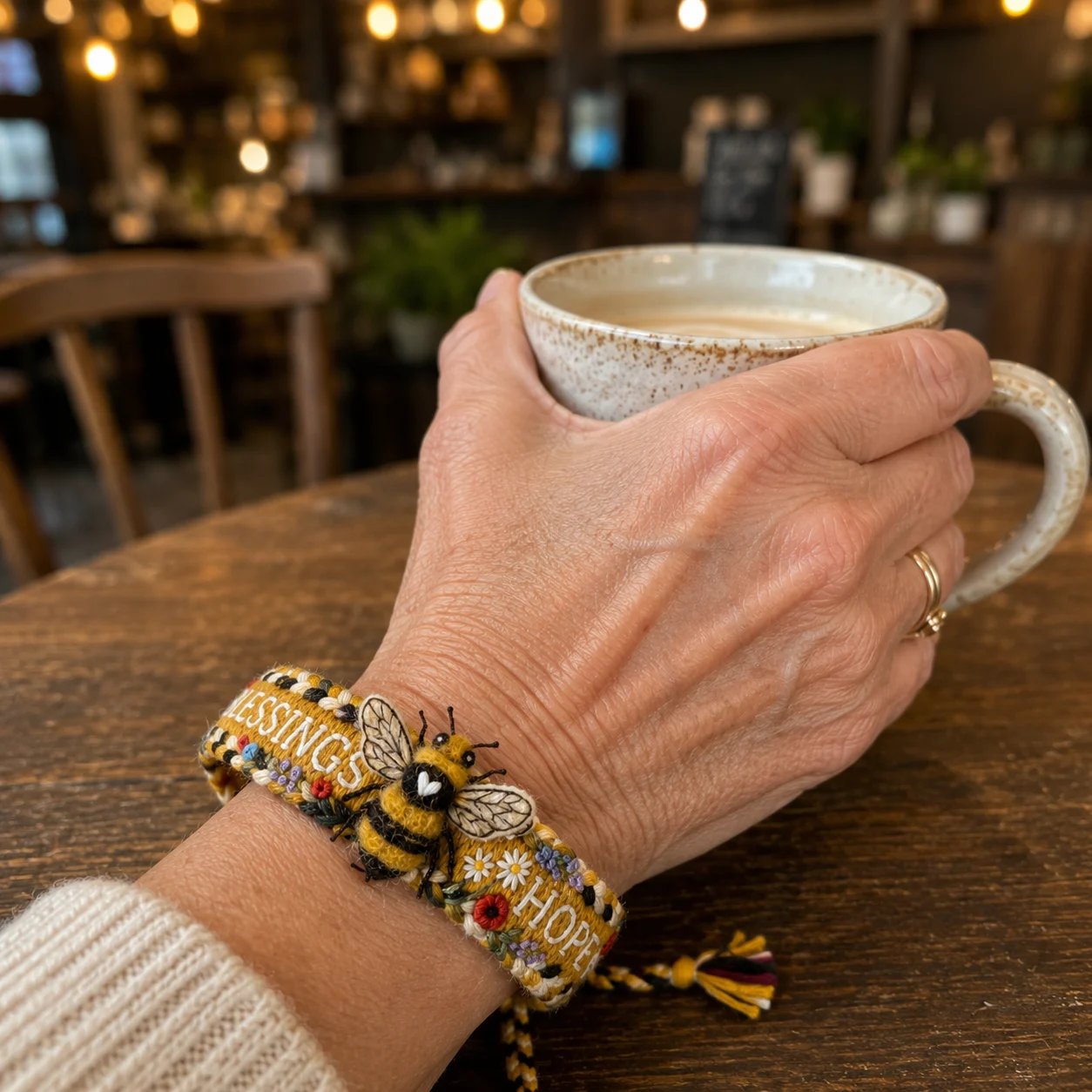 üåºBlessings & Hope üêù2026 Limited Edition Handmade Honey Bee Woven Bracelet