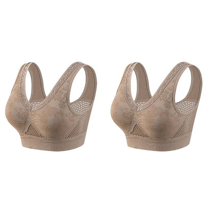 üíê Buy One Get One Free üéÅ üå∏ Pure Cotton Buttonless Comfy Lifting Bra