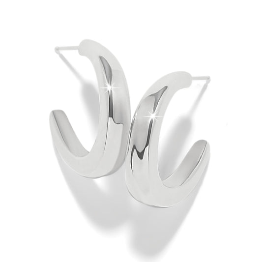 Cascade rio silver hoop earring