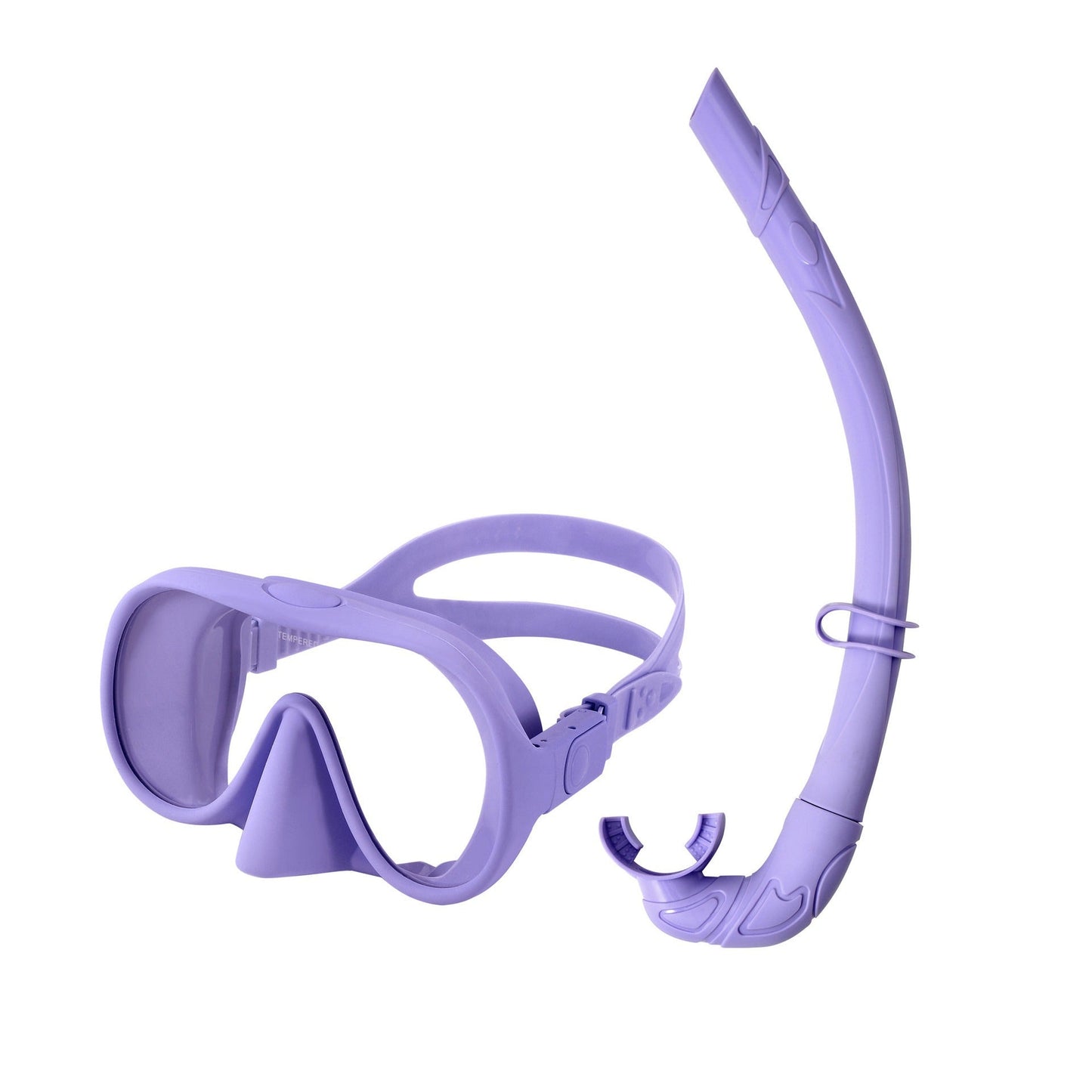 Large-Frame Anti-Fog Swim Goggles with Snorkel – Snorkeling Set