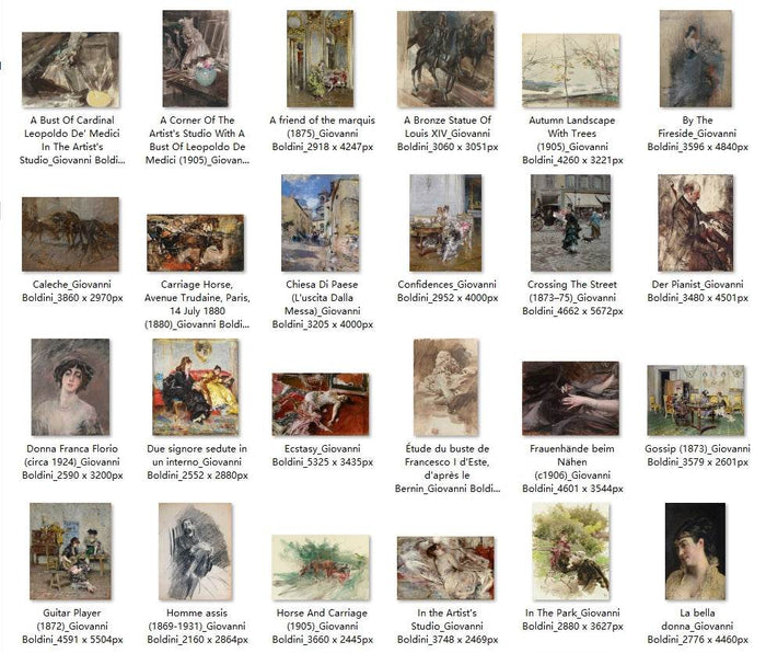 79 Painting Images by Giovanni Boldini Italian, 1842-1931 - Tibetan Buddhist thangka, front view