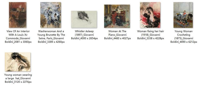 79 Painting Images by Giovanni Boldini Italian, 1842-1931 - Tibetan Buddhist thangka, view 4