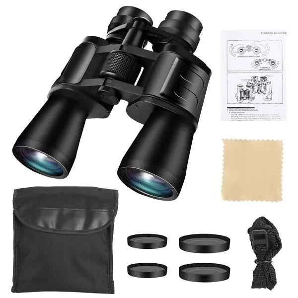 8-24x50 Zoom Binoculars – BAK-4 Prism, FMC Aspherical Lenses, Low-Light & Tripod Ready