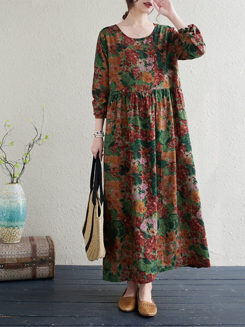 Floral Print Smock Dress for Women with Pockets | Eva Trends