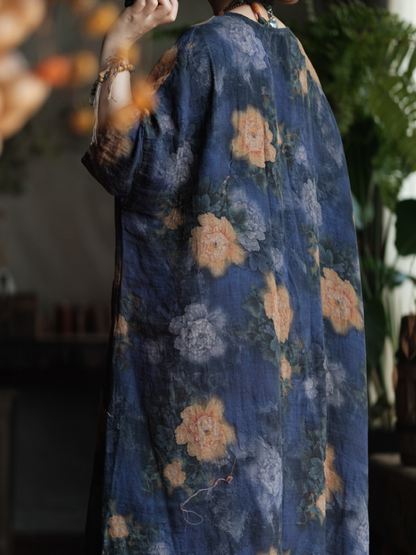 Stylish Women's Printed Loose Cardigan | Eva Trends