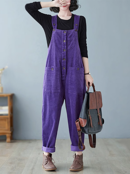 Baggy Dungarees - Casual Street Style | Eva Trends