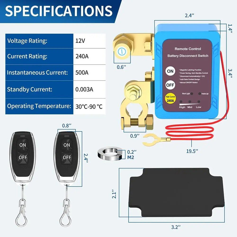 Dailyardtool¬Æ Remote control of car devices for anti-theft safety